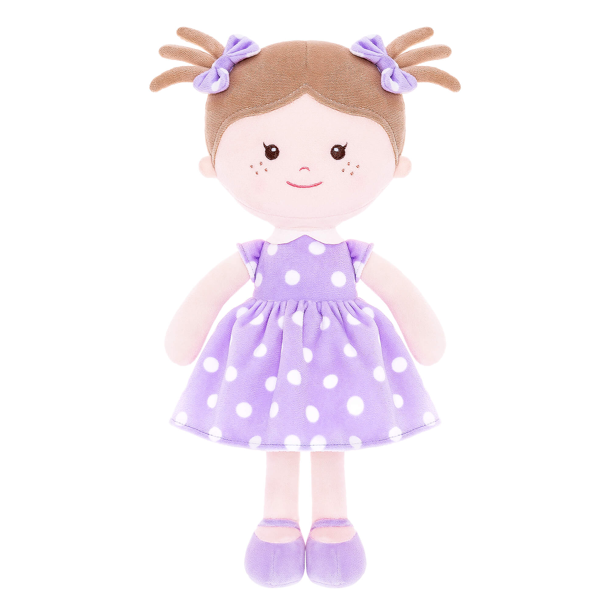 Onetoo 13 - inch Personalized Polka Dot Series Dolls Purple Girl Gifts - Gloveleya Official