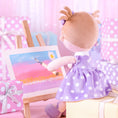 Cargar la imagen en la vista de la galería, Onetoo 13 - inch Personalized Polka Dot Series Dolls Purple Girl Gifts - Gloveleya Official
