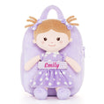 Cargar la imagen en la vista de la galería, Onetoo 9 - inch Personalized Girl Backpacks Girls Gift Dolls Best Backpack Gifts - Gloveleya Official
