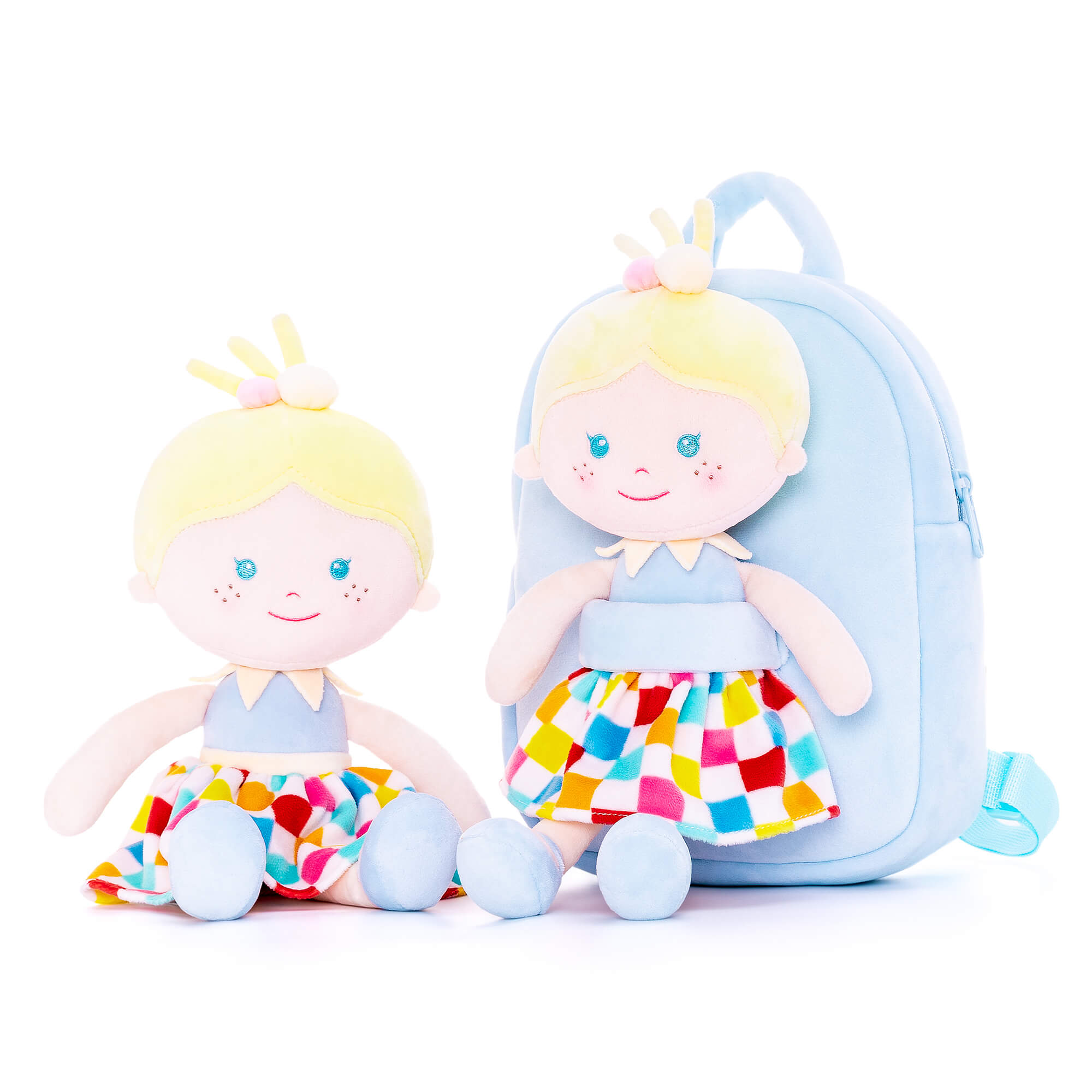 Onetoo 9 - inch Personalized Girl Backpacks Girls Gift Dolls New Backpack Gifts - Gloveleya Official