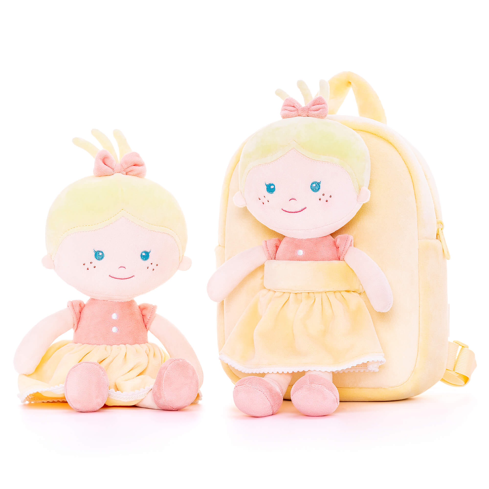 Onetoo 9 - inch Personalized Girl Backpacks Girls Gift Dolls New Backpack Gifts - Gloveleya Official