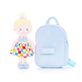 Charger l'image dans la visionneuse de la galerie, Onetoo 9-inch Personalized Girl Backpacks Girls Gift Polka Dot Series Dolls Backpack Checkered skirt - Gloveleya Offical
