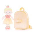 Load image into Gallery viewer, Onetoo 9-inch Personalized Girl Backpacks Girls Gift Dolls Backpack Yellow Skirt - Gloveleya Offical
