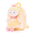 Load image into Gallery viewer, Onetoo 9-inch Personalized Girl Backpacks Girls Gift Dolls Backpack Yellow Skirt - Gloveleya Offical
