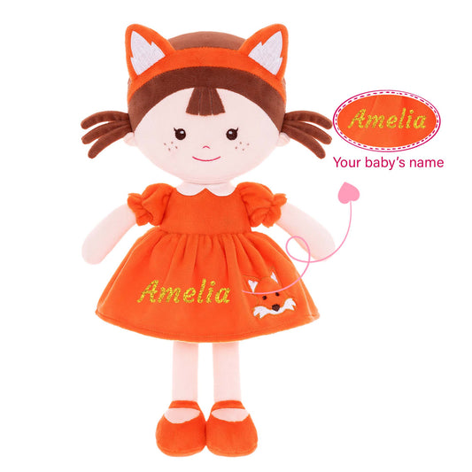 Onetoo 13-inch Personalized Animal Series Milly Dolls Girl Gifts Fox