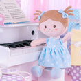 Load image into Gallery viewer, Onetoo 13-inch Personalized Polka Dot Series Dolls Blue Girl Gifts - Gloveleya Offical
