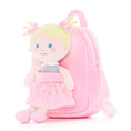 Cargar la imagen en la vista de la galería, Onetoo 9-inch Personalized Girl Backpacks Girls Gift Polka Dot Series Dolls Backpack Pink Bubble - Gloveleya Offical
