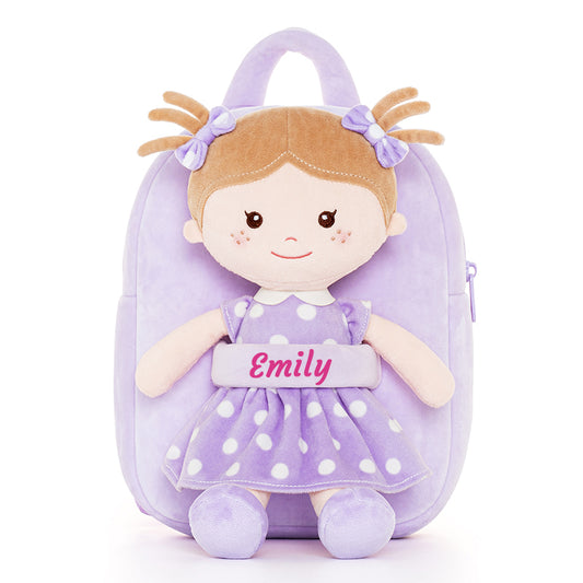 Onetoo 9-inch Personalized Girl Backpacks Girls Gift Dolls New Backpack Gifts