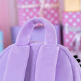 Cargar la imagen en la vista de la galería, Onetoo 9-inch Personalized Girl Backpacks Girls Gift Polka Dot Series Dolls Backpack Purple - Gloveleya Offical
