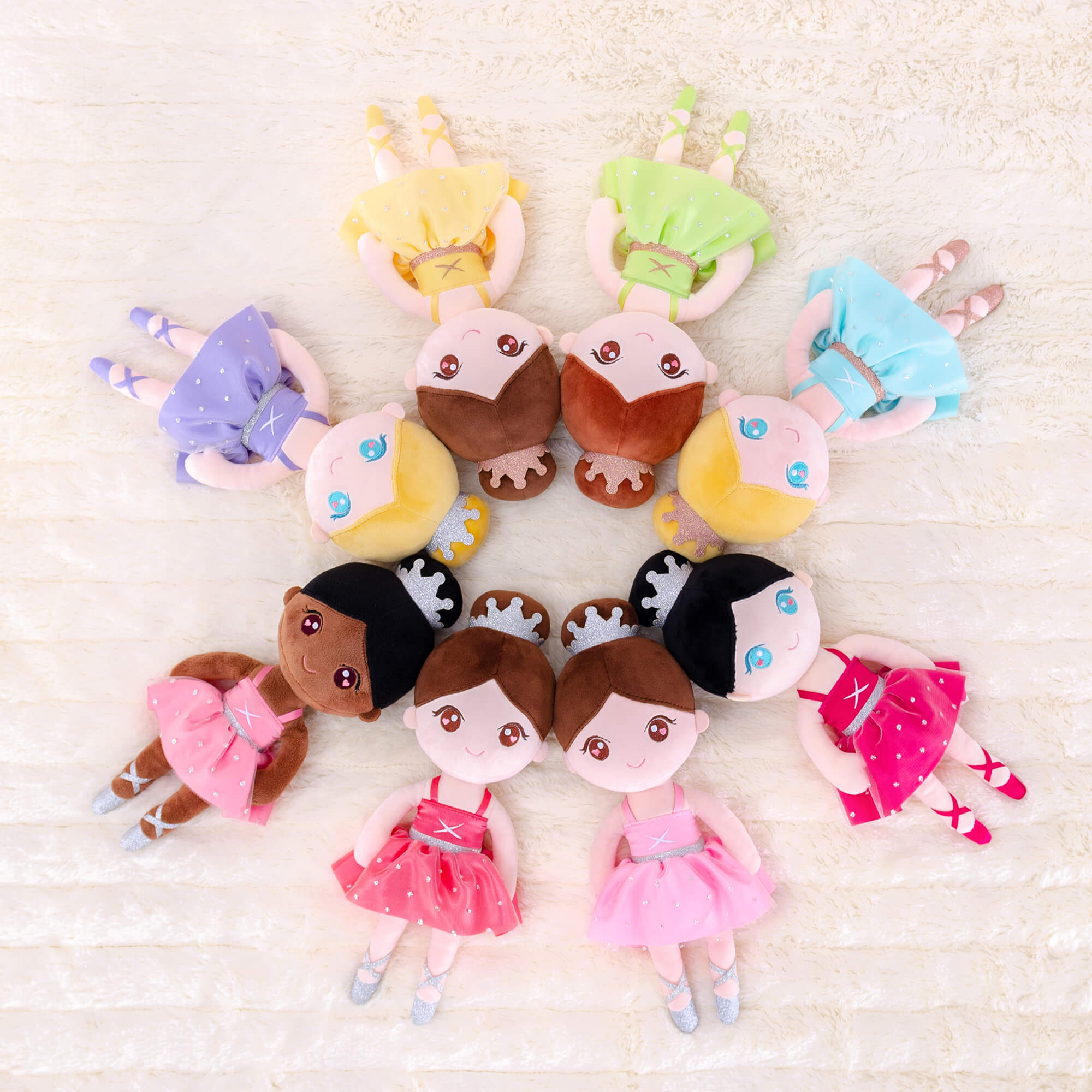 Personalized 13 - inch Gloveleya Plush Dolls Ballerina Girl Toys - Gloveleya Official