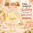 Load image into Gallery viewer, Personalized 16-inch Gloveleya Spring Girl Doll Baby Girls Gifts Plush Toy Yellow - Gloveleya Official

