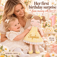 Load image into Gallery viewer, Personalized 16-inch Gloveleya Spring Girl Doll Baby Girls Gifts Plush Toy Yellow - Gloveleya Official
