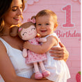 Cargar la imagen en la vista de la galería, Personalized 16 - inch Gloveleya Strawberry Girl Plush doll Perfect 1st birthday gift Spring Girl Series - Gloveleya Official
