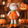 Load image into Gallery viewer, Personalized Gloveleya 18 - inch Halloween Toy Baby Girl Gifts Plush Pumpkin Doll Orange - Gloveleya Official
