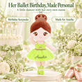 Bild in Galerie-Betrachter laden, Personalized Gloveleya Ballet Girl Green - Gloveleya Official
