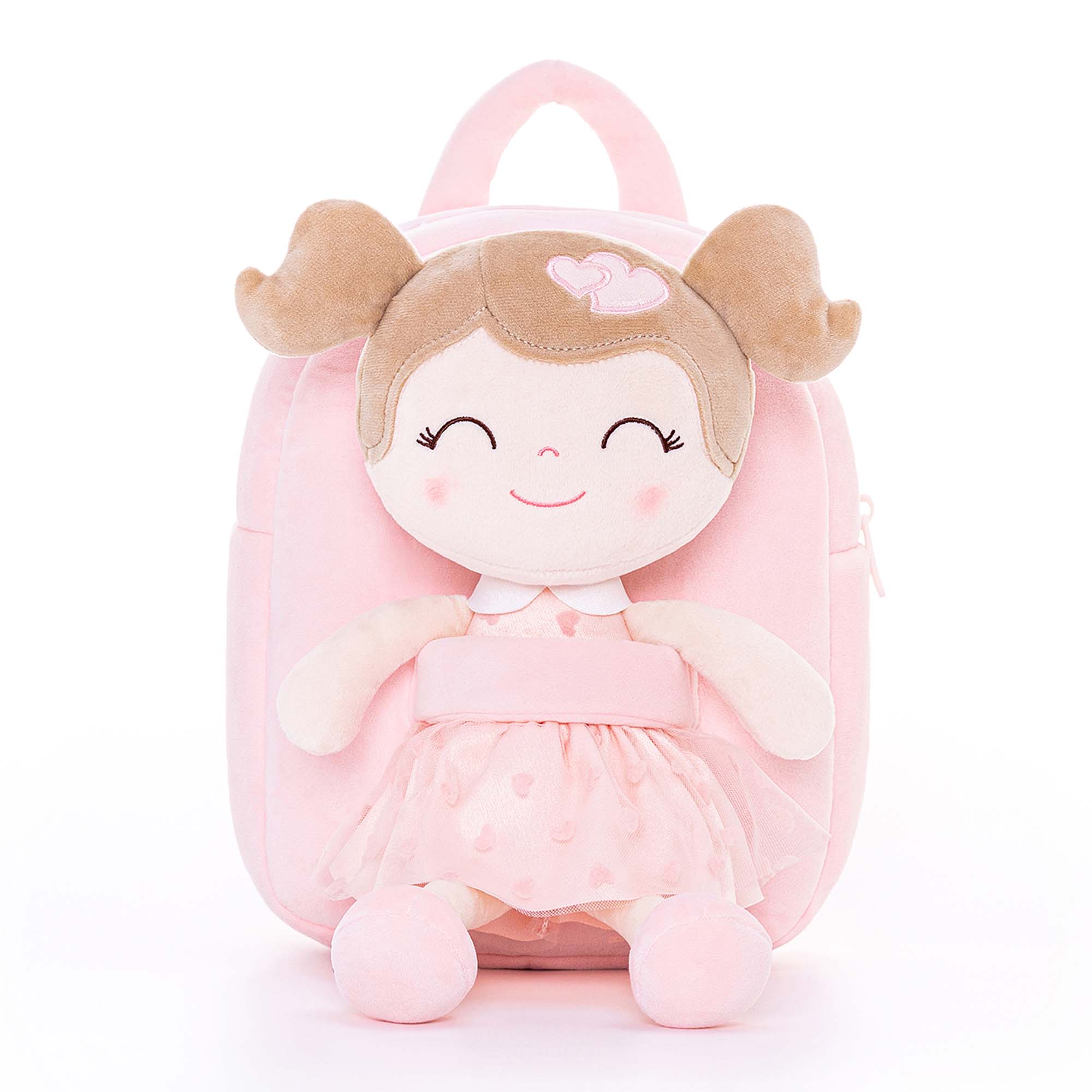 [Auto 20% OFF] Personalized 9-inch Plush Curly Girl Dolls Backpack