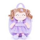 [Auto 20% OFF] Personalized 9-inch Plush Curly Girl Dolls Backpack