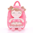 Load image into Gallery viewer, [Auto 20% OFF] Personalized 9 - inch Plush Curly Girl Dolls Backpack - Gloveleya Official
