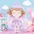 Personalized Gloveleya Curly Ballet Girl Dolls Backpack Light Skin Purple - Gloveleya Offical