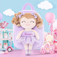 Load image into Gallery viewer, Personalized Curly Ballet Girl Dolls Backpack Series - Gloveleya Offical
