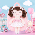 Load image into Gallery viewer, Personalized Curly Ballet Girl Dolls Backpack Series - Gloveleya Offical
