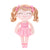 Personalized Gloveleya Curly Ballet Girl Princess Dolls Peach 13 inches