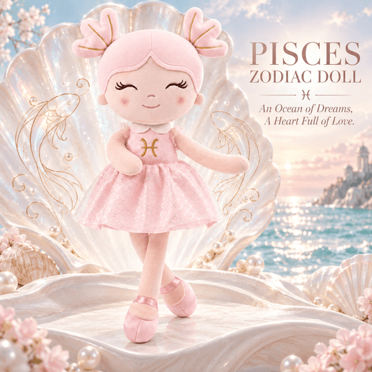 Pisces Zodiac Doll Gift Set – 17-Inch Birthday Gift for Girls - Gloveleya Official