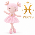 Load image into Gallery viewer, Pisces Zodiac Doll Gift Set – 17-Inch Birthday Gift for Girls - Gloveleya Official
