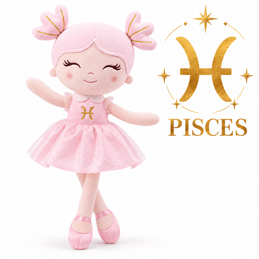 Pisces Zodiac Doll Gift Set – 17-Inch Birthday Gift for Girls - Gloveleya Official