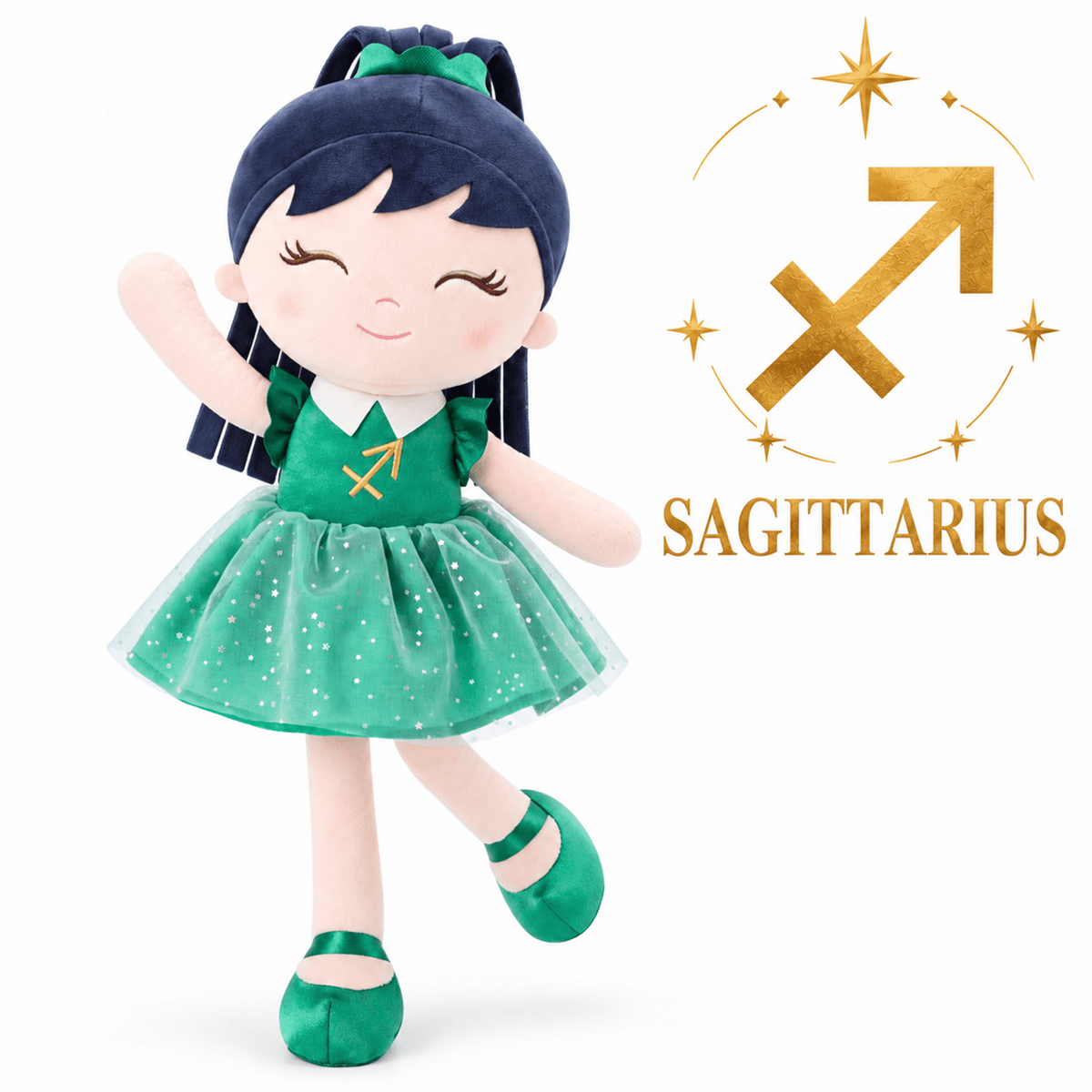 Sagittarius Zodiac Doll Gift Set – 17-Inch Birthday Gift for Girls - Gloveleya Official