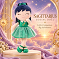 Load image into Gallery viewer, Sagittarius Zodiac Doll Gift Set – 17-Inch Birthday Gift for Girls - Gloveleya Official
