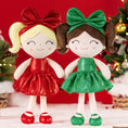 Cargar la imagen en la vista de la galería, (US Only) Gloveleya 12 - inch Christmas Baby Girl Gifts Plush Doll Green - Gloveleya Official
