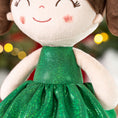 Carica l'immagine nel visualizzatore della galleria, (US Only) Gloveleya 12 - inch Christmas Baby Girl Gifts Plush Doll Green - Gloveleya Official
