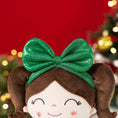 Carica l'immagine nel visualizzatore della galleria, (US Only) Gloveleya 12 - inch Christmas Baby Girl Gifts Plush Doll Green - Gloveleya Official
