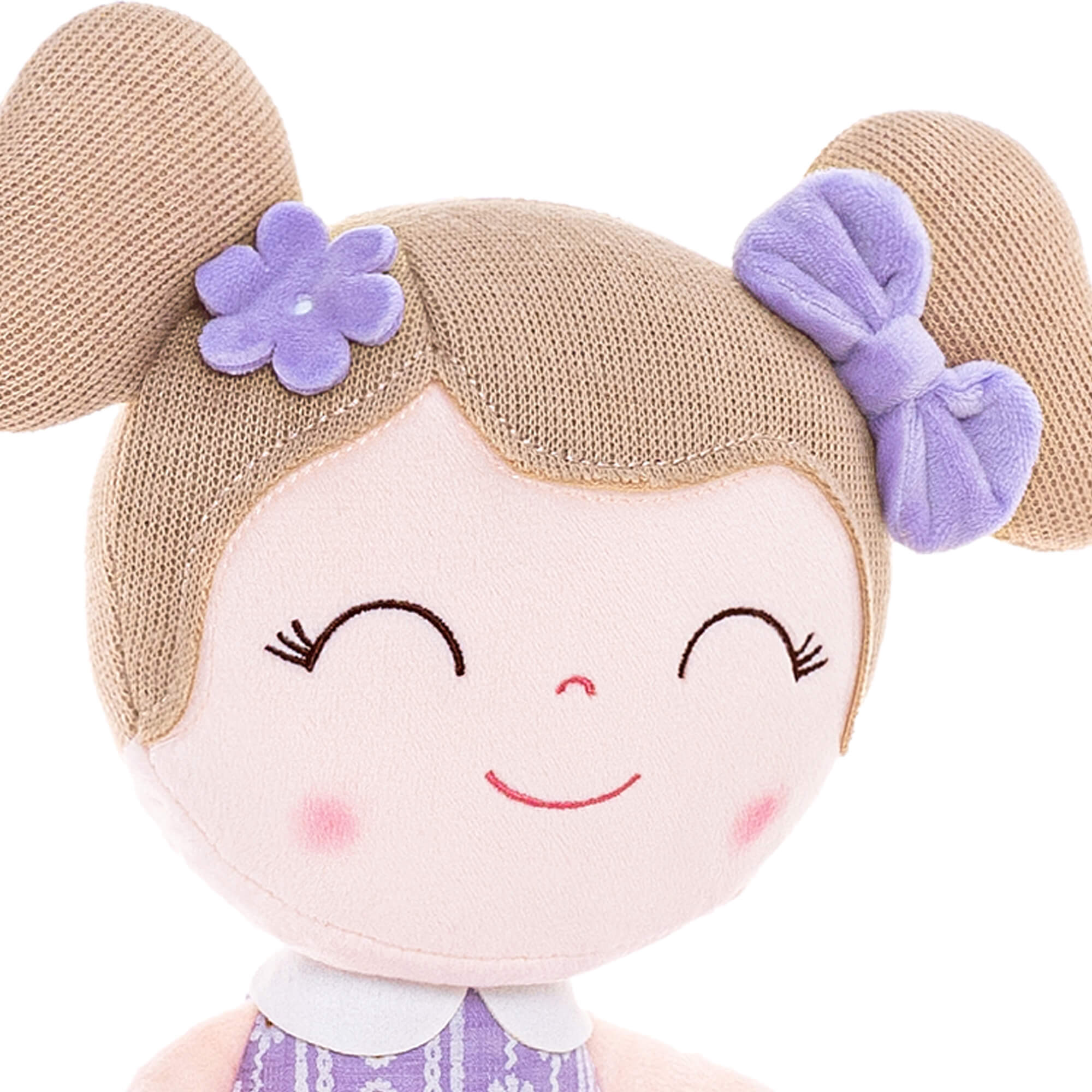 (US Only) Gloveleya 16 - inch Baby Girl Gifts Plush Toy Daisy Doll Purple - Gloveleya Official