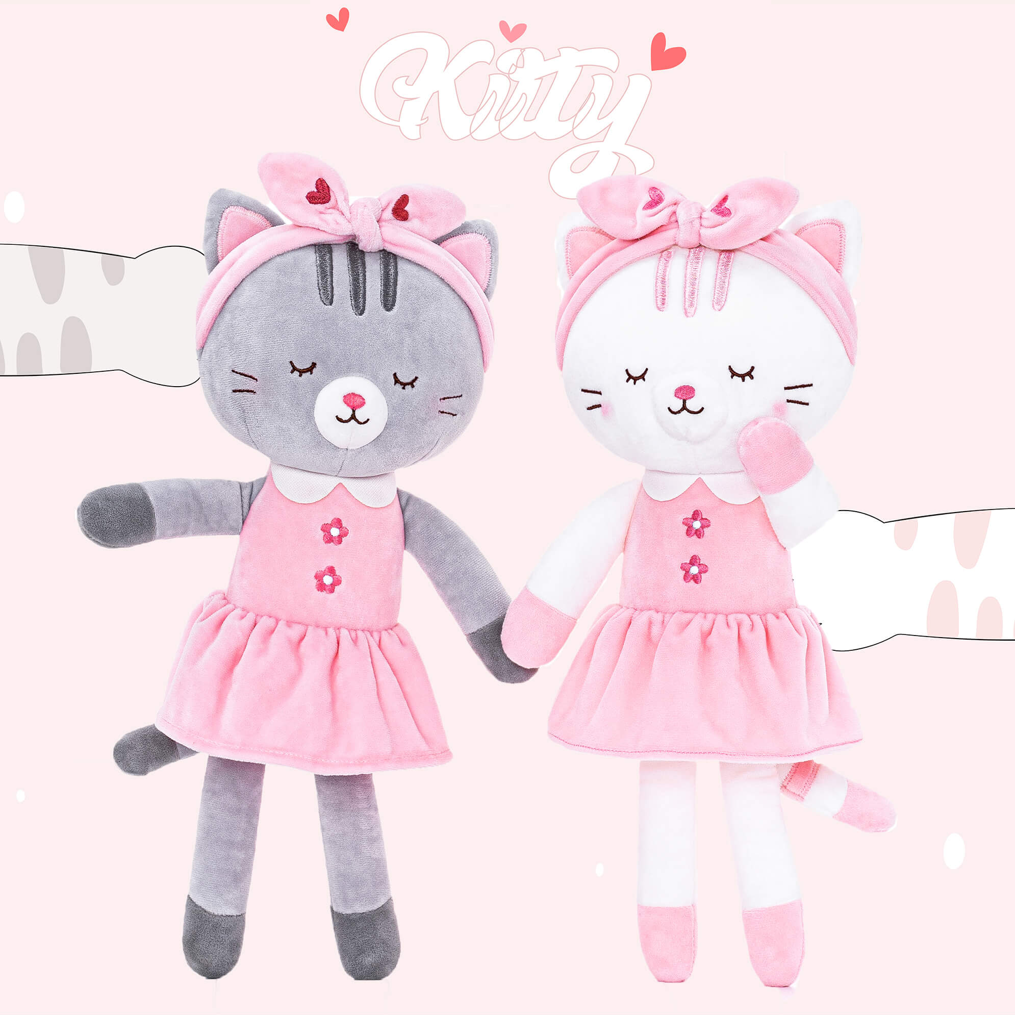 (US Only) Lazada 16 - inch Magical Animal Dolls White Kitty - Gloveleya Official