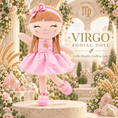 Load image into Gallery viewer, Virgo Zodiac Doll Gift Set – 17-Inch Birthday Gift for Girls - Gloveleya Official
