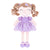 Personalized Love Curly Princess Doll - Purple