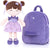 Personalized Fairy Girl Doll Backpack 9” - Gloveleya Offical