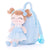 Personalized Spring Girl Doll Backpacks Blue