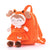 Personalized Spring Girl Doll Backpacks Fox
