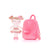 Personalized Gloveleya Spring Girl Doll Backpack Pink