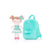 Personalized Girl Doll Backpacks Green Spring