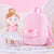 Personalized Angel Girl Doll Backpack 9"