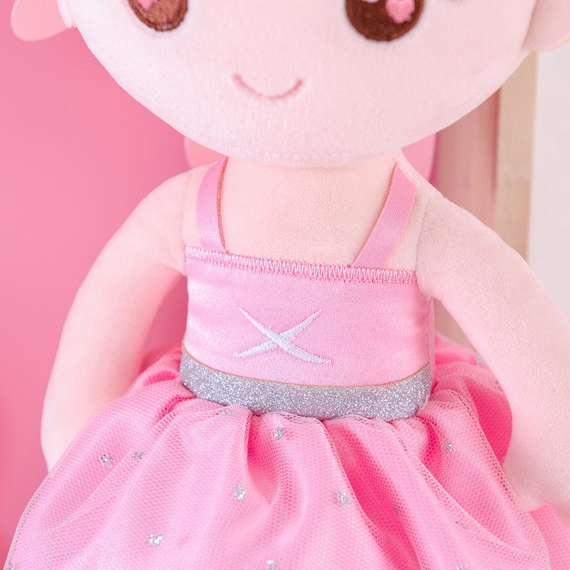 Personalized Ballet Girl Doll Pink - Gloveleya Offical