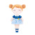 Personalized Ballerina Star Girl Doll Blue - Gloveleya Offical