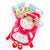 Personalized Gloveleya Cherry Girl Doll Backpack-red - Gloveleya Offical